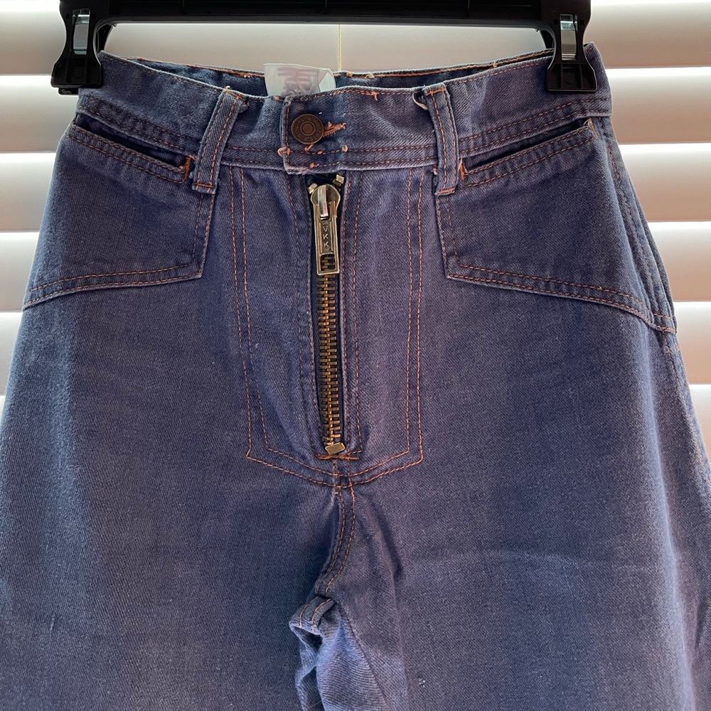 Vintage 1970 Britches N Things Flare/Bell Bottom Jeans. Size 22”/23” Cowgirl